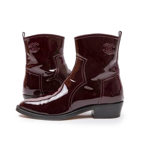 chanel 19 burgundy|chanel burgundy boots.